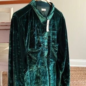 New w Tag: Anthropologie Pilcro Hadley Velvet Top. Size 3x